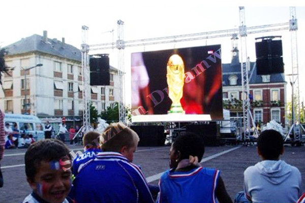 7000cd/sqm Brightness Outdoor LED Screen Rental HD P6 1200 Hz For Event / Stage