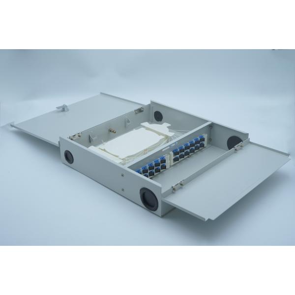 1.6m Cable SC LC Wall Mount Fiber Enclosure 500N For Patching Splicing