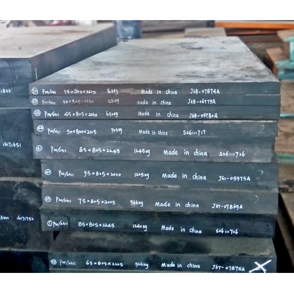 Barre polonaise laminée à chaud DIN1.2311 de produit plat de Prehardening/acier