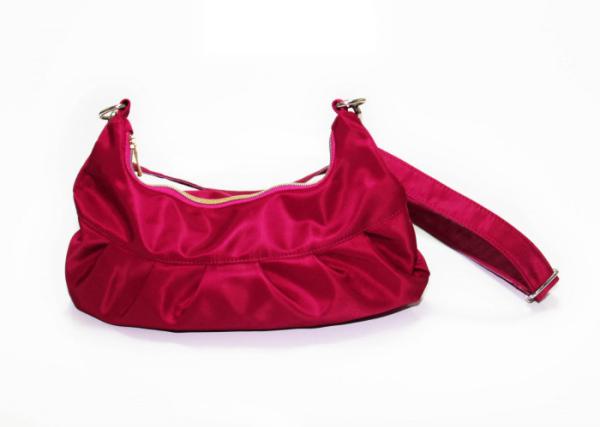 Custom logo printing washable polyester shoulder bag for women