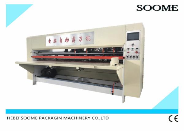 Thin Blade Corrugated Cardboard Automatic Carton Box Making Machine NC Type