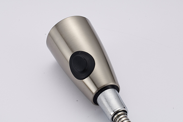 Pull Down Water Filter Sprayer Kitchen Faucets Nickel Brushed ROVATE