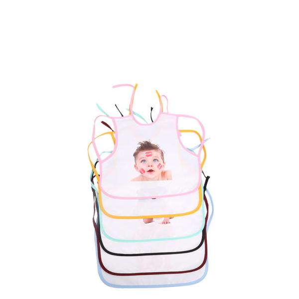 Custom Polyester Sublimation Baby Bib Blanks For Heat Press