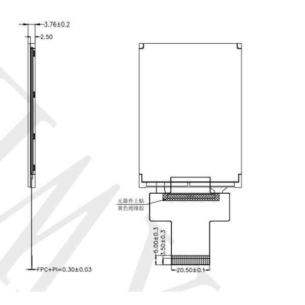 IPS TFT LCD дисплей небольшого размера 240x320 с резистивным сенсорным 3,2-дюймовым LCD дисплеем