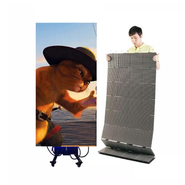 Commercial Liftable Foldable Portable Led Video Wall Panels For Rental And Events