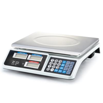 OEM personnalisable 30 kg Balance numérique de calcul du poids avec affichage LED et affichage LCD