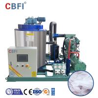 A água refrigerou a máquina de gelo de 5 toneladas do floco com controle do PLC do compressor de