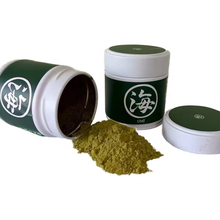 Matcha 30g Metal Custom Round Cans Food Grade Matcha Cans with Easy Pull Lids, Sell Can