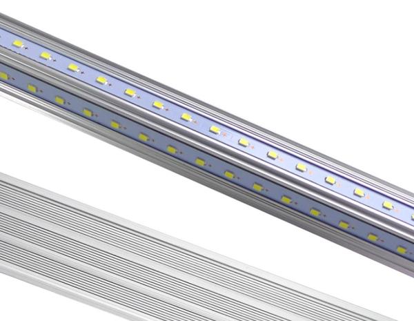 160LM/W T8 V-Shape LED Tube Light with Clips, Screws, Linkable Cable, 4000K, 270° Beam Angle