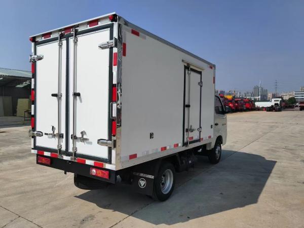 Fuel Type Gasoline Refrigerated Box Truck For Transportation Mobile Freezer Truck