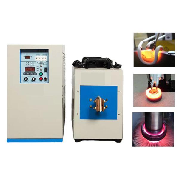 Machine de chauffage par induction haute fréquence 15kW pour le traitement des engrenages d'arbre, soudure cuivre aluminium