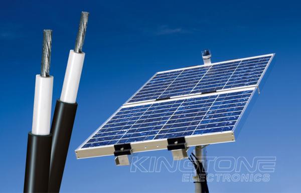 Indoor 4.0mm2 HEPR EVA Solar Cable with tinned copper Conductor in Black