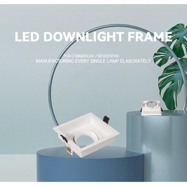 Commercial Adjustable Anti-Glare GU10 Recessed Spotlight Downlight Frame