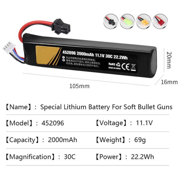 Escooter Para Luz LED LiFePO4 Baterias de Lítio RC 19,9Wh Carregamento Rápido