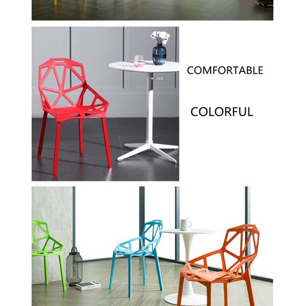 Restaurant Chairs Wholesale White Stackable Plastic Chair for Event Venues