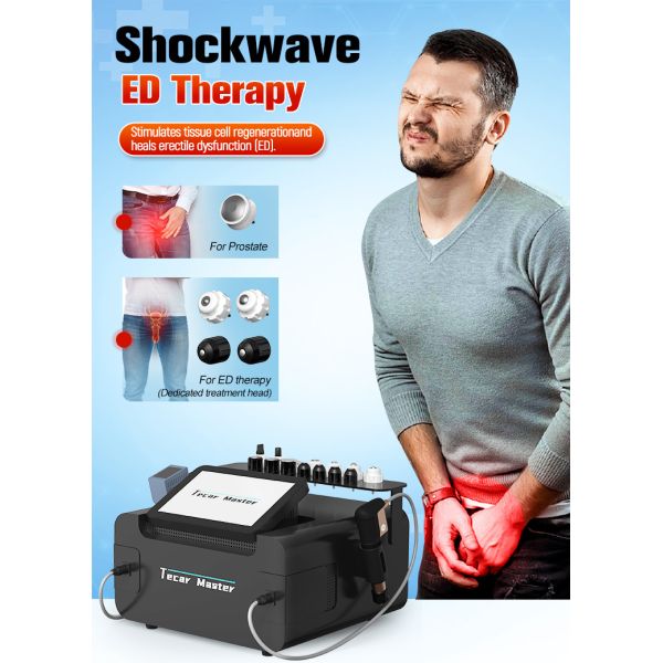 Shockwave Therapy Machine with Dual Handle Design for Targeted Treatment of Knee Pain Cellulite and Soft Tissue Injuries