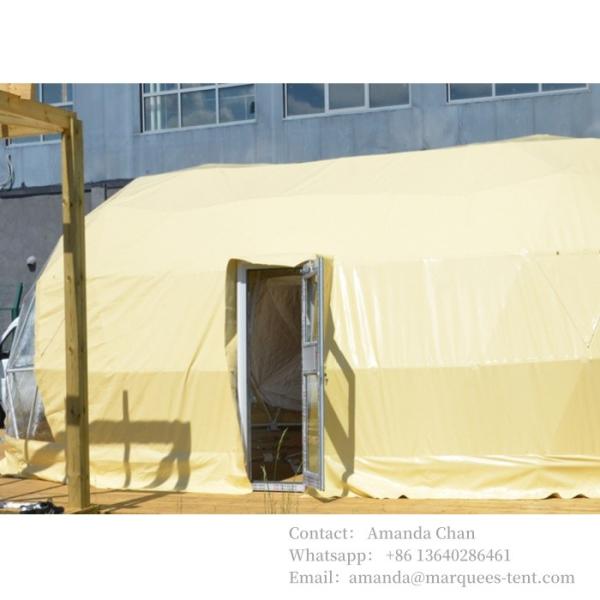 Quatro Temporada Venda Quente Custom Transparente Jardim Acampamento Tenda Casa Para Aventuras ao Ar Livre
