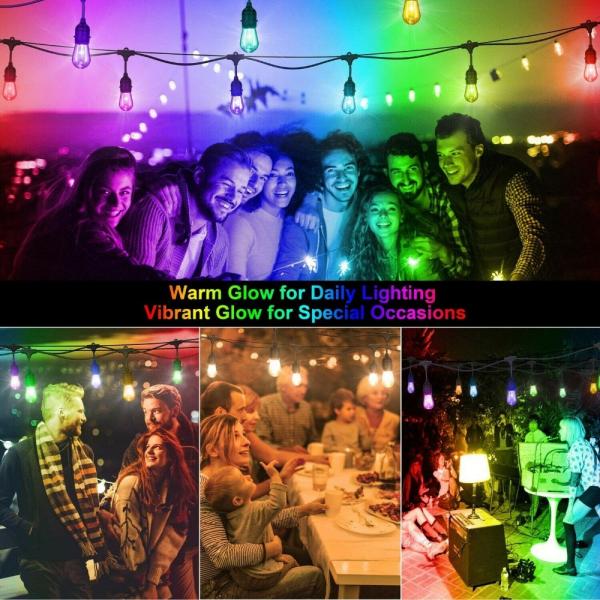 Decoration Rgb S14 Led Holiday String Light For Multicolored LED Frequency 50Hz/60Hz