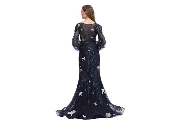 Gown Elegant Popular Bridesmaid Dresses With Sleeves For Evening Party