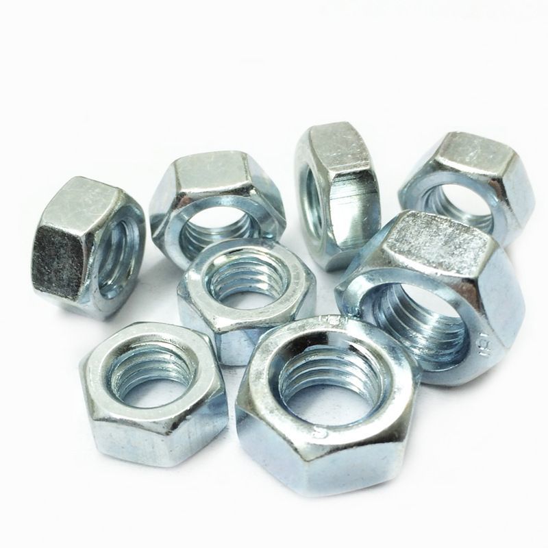 Corrosion Resistant High Strength Hex Nut DIN934 Zinc Plated Nut Grade 8.8
