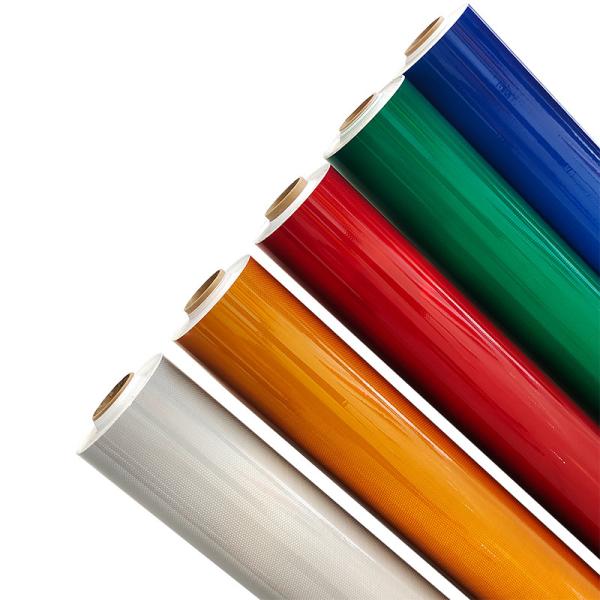 High Intensity Hi Vis Reflective Vinyl Film For Traffic Sign Vehicles Ships