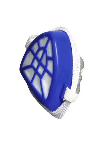 Triangle Shape Antibacterial Face Mask Plastic Shell With Non Woven Filter