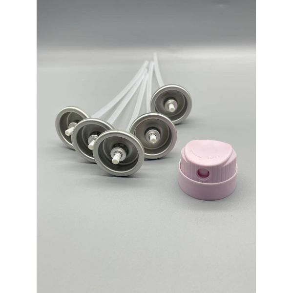One Inch Aerosol Valve for Powder-Based Dry Shampoo with Tinplate Construction