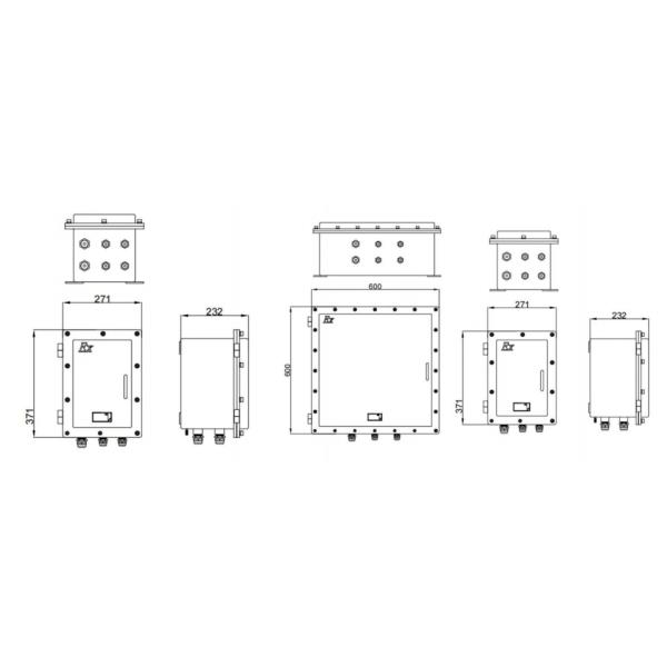 OEM 110-460VAC Огнеупорная стыковочная коробка