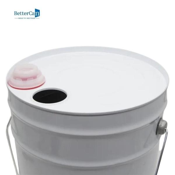 Alrededor de Tin Can Components, parte inferior del cubo de la hojalata con el compuesto de Unling/de la alineación