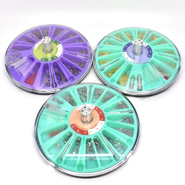 120本/箱 ゴールデン歯科用スクリューポスト 歯科用チタンポスト