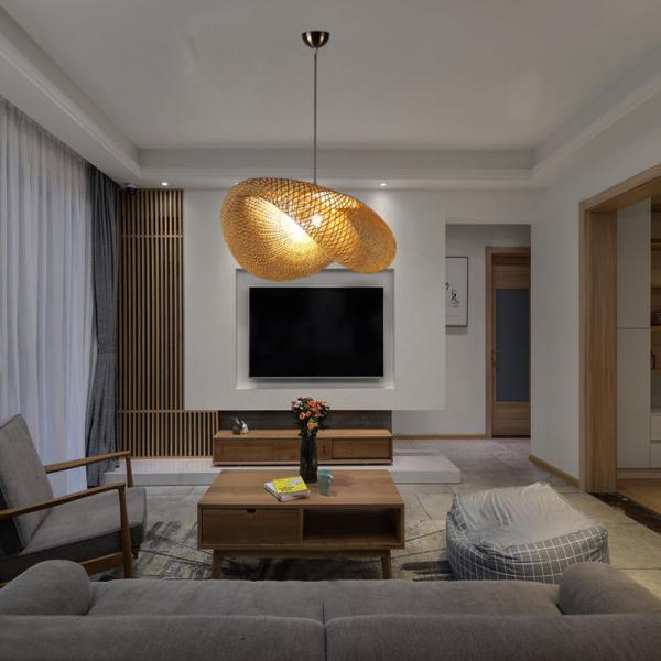 Woven pendant light For Bedroom Kitchen Dining room Lighting Fixtures (WH-WP-05)