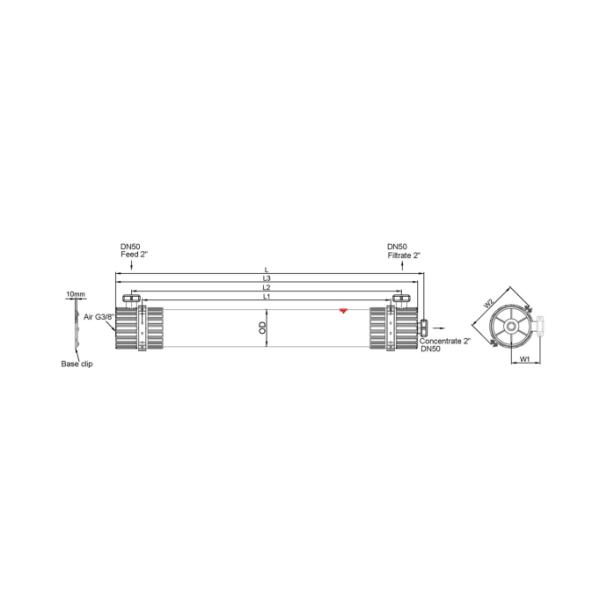 Ультрафильтрационные мембрановые модули DuPont SFP 2880XP / SFD 2880XP 2.0
