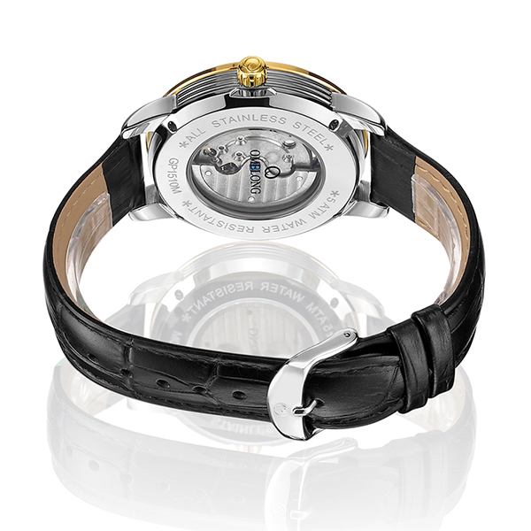 Автоматические механические наручные часы касебак нержавеющей стали мовт для людей