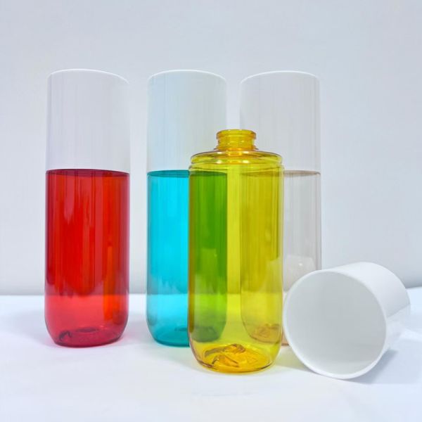Wholesales 150ml PET Cosmetic Bottle with Crimp Over Cap