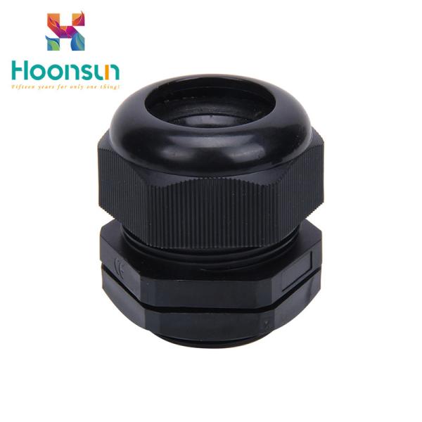 Dust Proof Electronic PVC Cable Gland Black Split For Nylon Junction Box