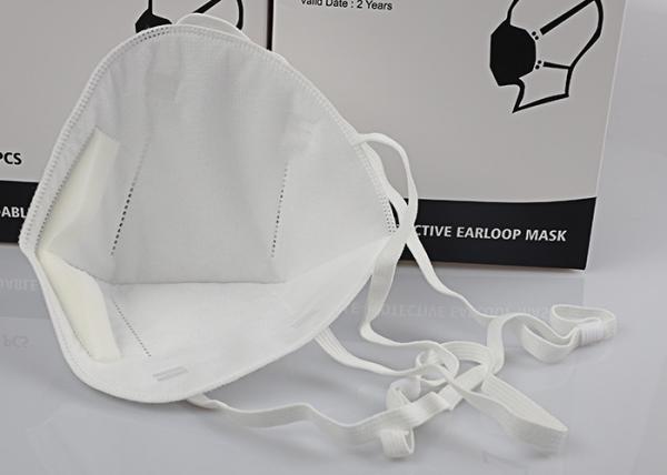 Antibacterial Anti Smoke White Head Mounted ffp2 face masks for sale