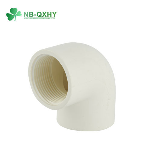QX Customization Sch40 PVC Pipe Fitting 90 Degree Female Elbow with Customized Request
