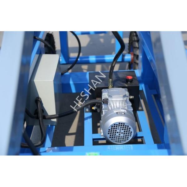 10M Single Person Mobile Scissor Lift Electric Hydraulic 500kg Load Capacity