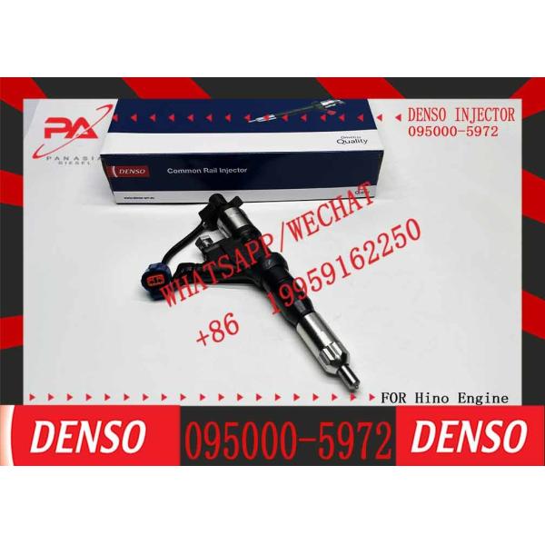 Nuevo motor diesel de fábrica de origen Inyector de tren común de combustible 095000-5972 23910-1380 23670-E0360 Para HINO E13C
