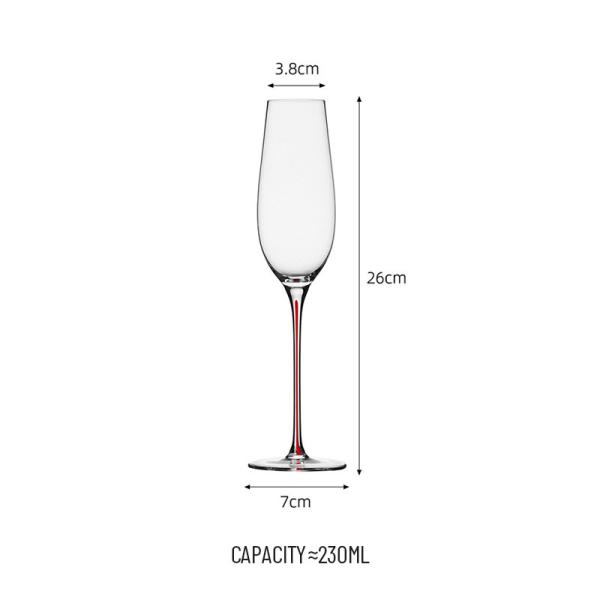 B2B 6-10 oz de cristal de cristal personalizado, de calidad hospitalaria, sin plomo y a prueba de roturas.