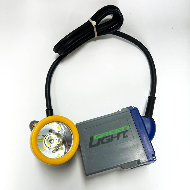 Corded Mining Head Lamp 15000 Lux Underground Mining Safety Helmet with Lamp Waterproof Lithium Ion Battery IP68