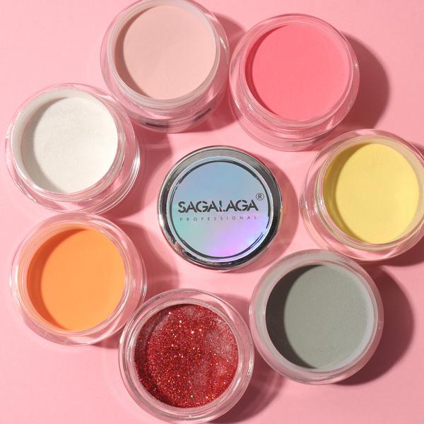 MSDS Certified Nail Supplies 1oz Acrylic Clear Powder Private Label Acrylic Nail Powder Hundreds of Colors