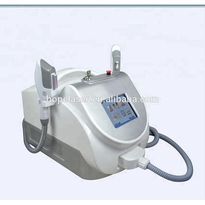 Beauty salon and spa use shr laser two handles ipl shr opt portable hair removal machine
