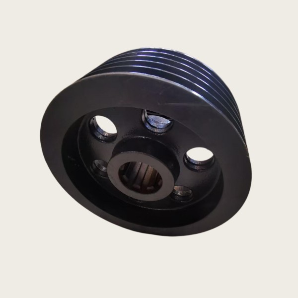 Stainless Steel Sweeper Output Pulley with Anti-Misalignment and Overload Slip Protection for Power Transmission