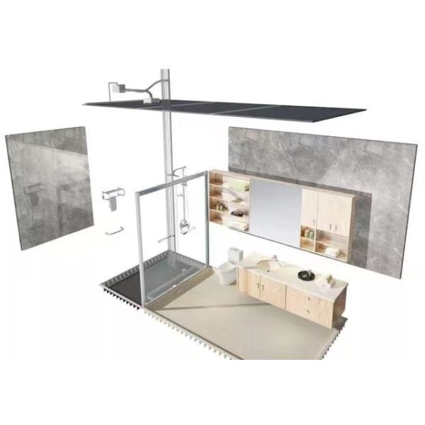 Custom SMC Bathroom Accessories OEM ODM SMC bathroom components SMC integrated bathroom