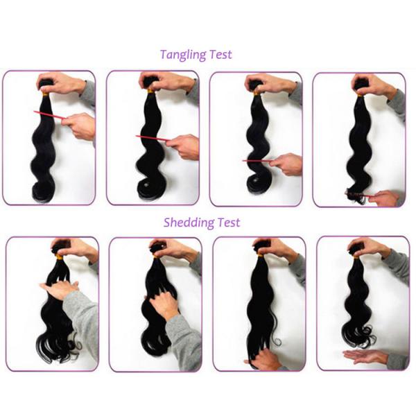 7А расширений человеческих волос ранга 100% прямое бразильских шелковистое отсутствие не линять никакой путать