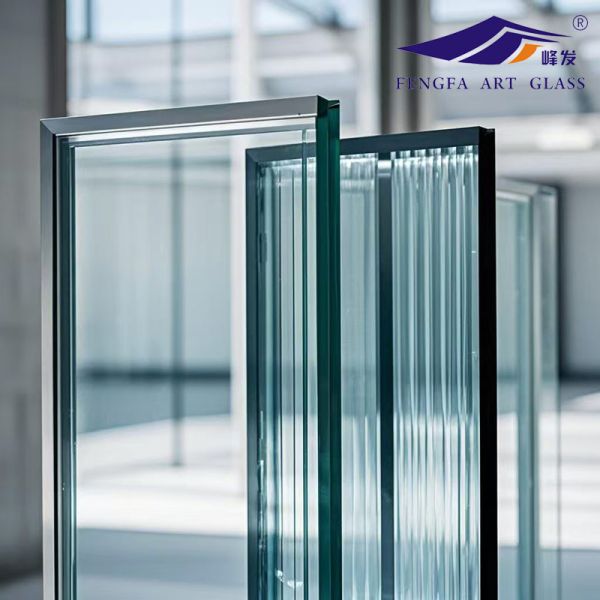 5+5mm Hollow Curtain Wall Glass Panel for Sound Insulation Solid Insulating Structure