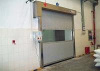 Porte à grande vitesse industrielle de sécurité avec système de commande facultatif vitesse d'ouverture 1,0-2,0 m/s