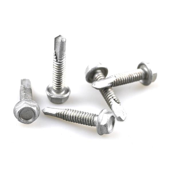 Hex Flange Head Self Drilling Wall Screws Made of Bi Metal Stainless Steel for T/T Payment