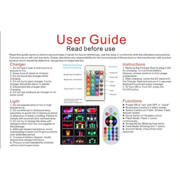 Plastic Plant Container Light Up Furniture , Rechargeable Led Bar Furniture